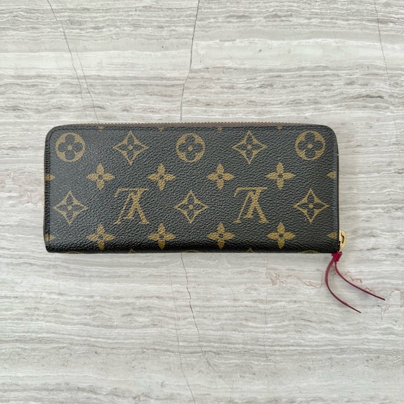 Louis Vuitton Clémence Wallet (Fuchsia) - Picture 5 of 16